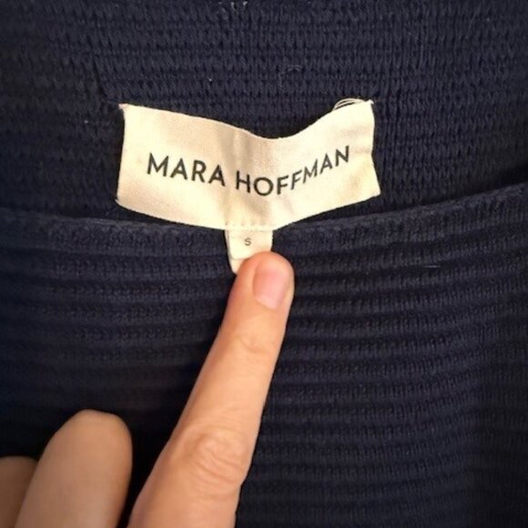Mara Hoffman navy sweater - Picture 3 of 3